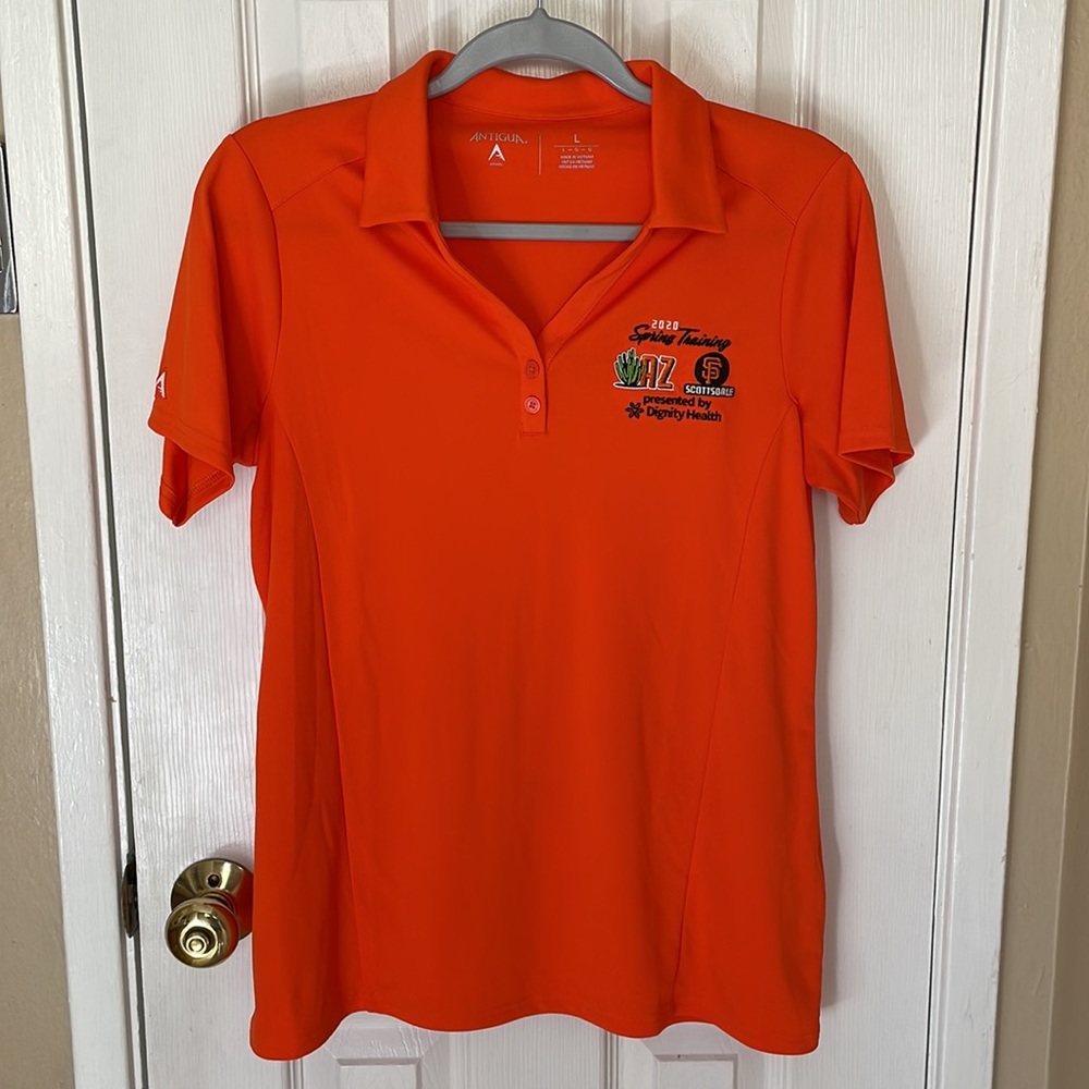 San Francisco Giants 2020 Spring Training Women’s Polo Tshirt Size Large